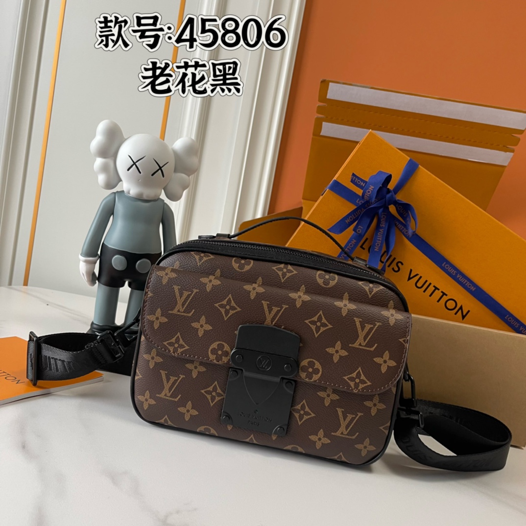 5色ルイヴィトン メッセンジャーバッグ M46246 M45806 M58489 M45863 M46688 M23152 S Lock Monogram Macassar LVスーパーコピー